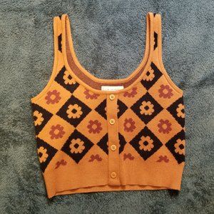 LA Hearts Cabin Sweater Tank Top